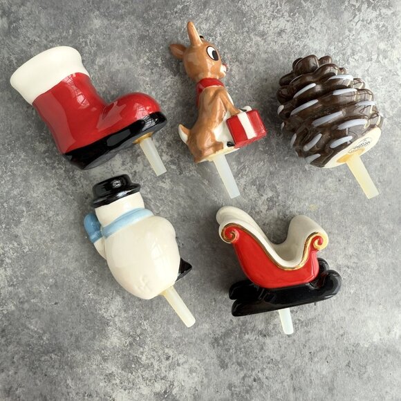 11 NORA FLEMING Minis Lot + Storage Display Box Christmas Halloween Zombie Hand - Picture 5 of 10